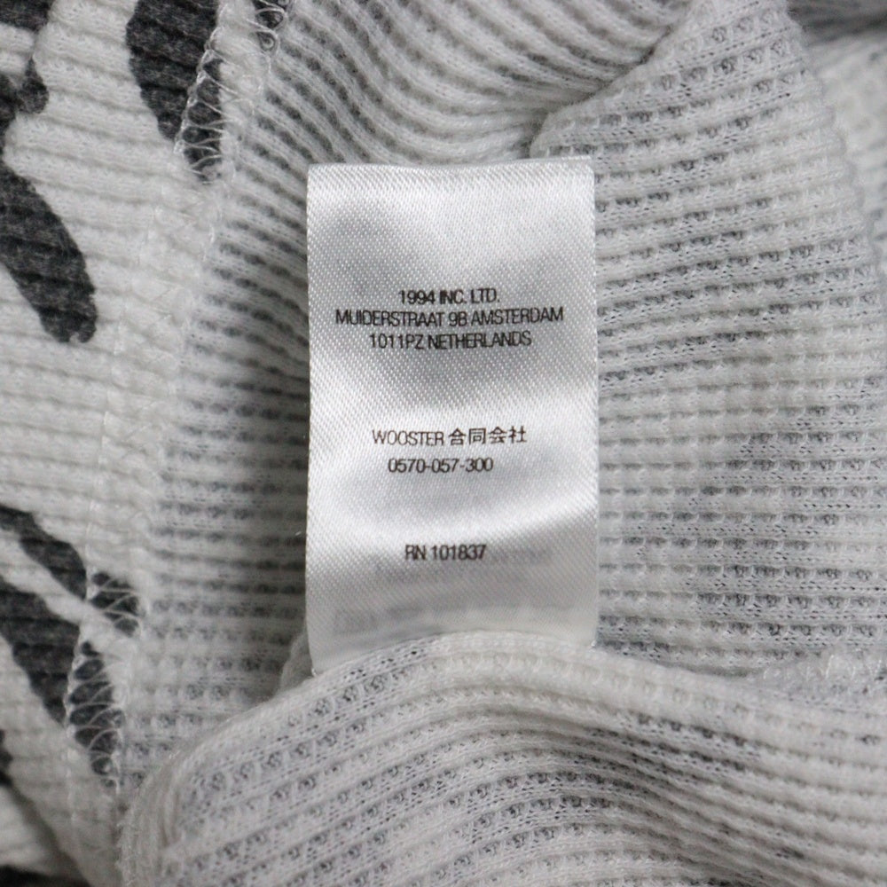 SUPREME(シュプリーム) 22AW Drip Thermal ドリップ サーマル クルーネック カットソー 長袖Tシャツ ブラック/ホワイト