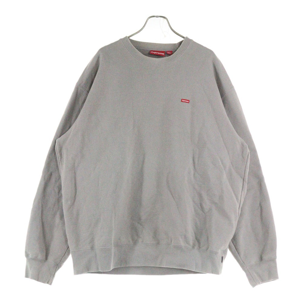 SUPREME(シュプリーム) 23AW Small Box Logo Sweatshirt スモールボックスロゴ クルーネック スウェットトレーナー グレー