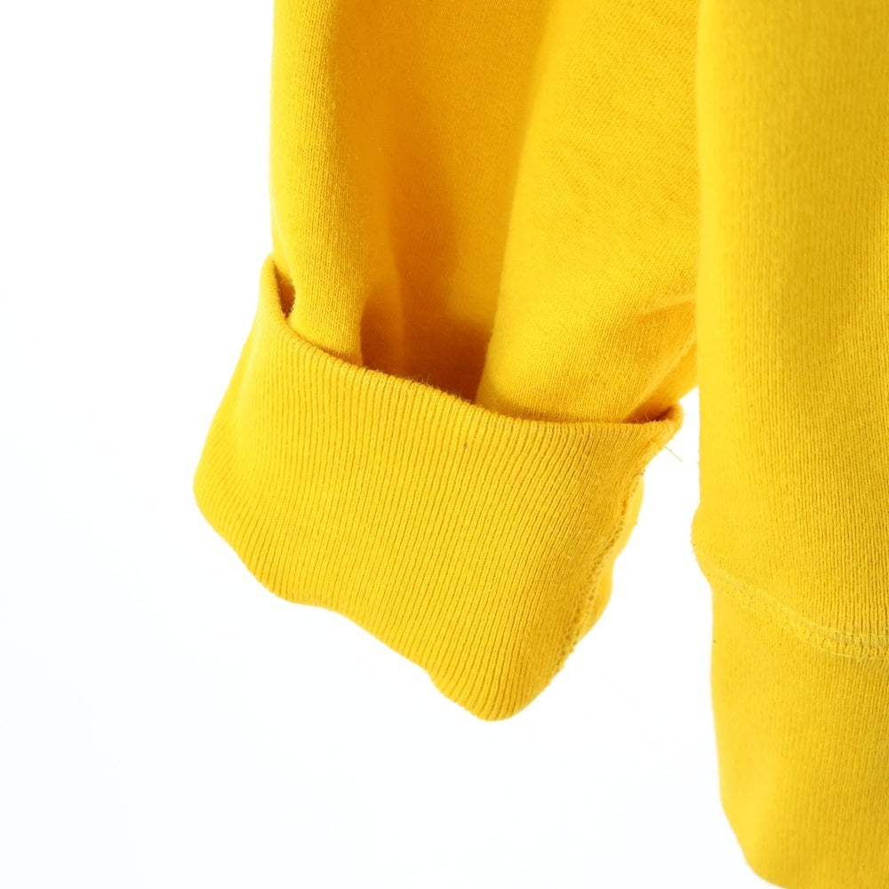 SUPREME(シュプリーム) 22AW Capital Logo Hooded Sweatshirt フロントキャピタルロゴ刺繍 スウェットプルオーバーパーカー フーディー イエロー