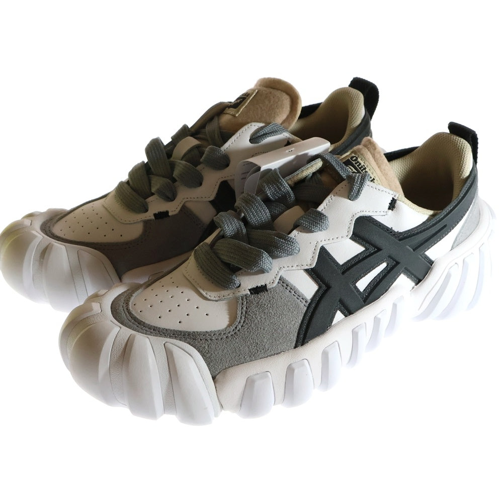 Onitsuka Tiger(オニツカタイガー) Dentigre LS デンティグレ LS ボリュームソール ローカットスニーカー ホワイト/グレー US9.5/27.5cm 1183B421-100