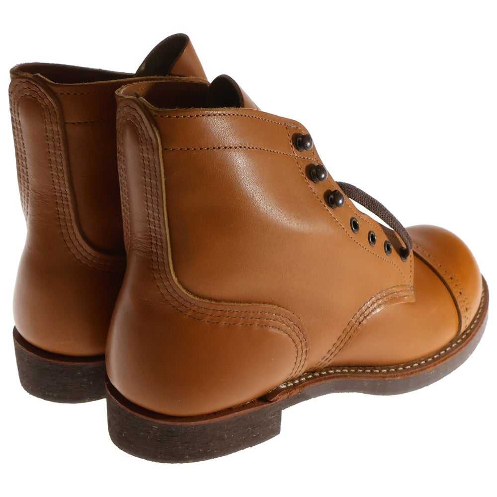 RED WING(レッド ウイング) IRONRANGE MUNSON アイアンレンジマンソン レザーシューズ ハイカットブーツ ブラウン US7.5/25.5cm 8011
