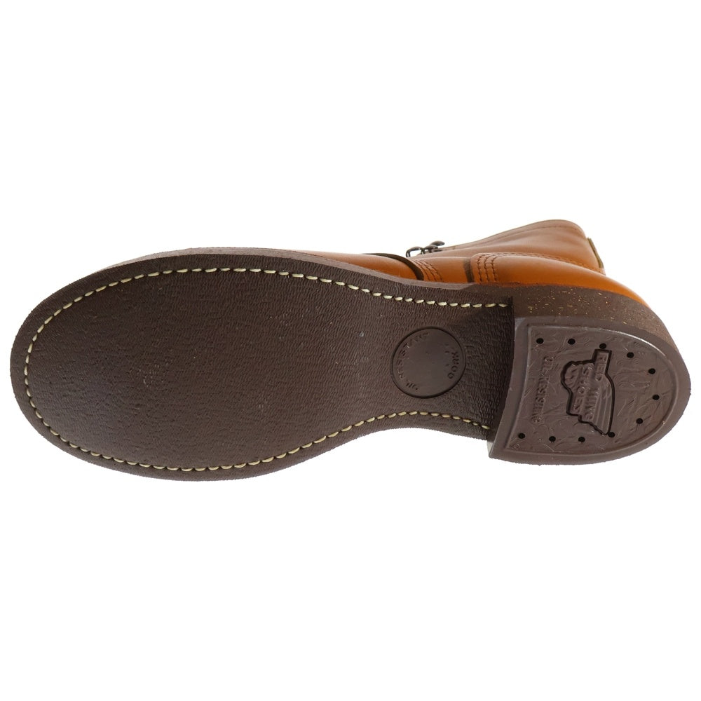RED WING(レッド ウイング) IRONRANGE MUNSON アイアンレンジマンソン レザーシューズ ハイカットブーツ ブラウン US7.5/25.5cm 8011