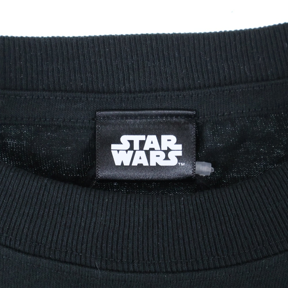 NO BRAND(ノーブランド) × STARWARSk×BERBERJIN×SNKR DUNK スターウォーズ ベルベルジン スニーカーダンク アナキン スカイウォーカー プリント クルーネック 半袖 Tシャツ 12420079