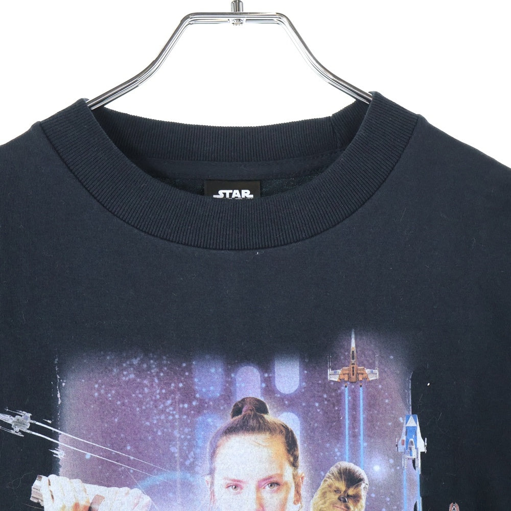 FREAK'S STORE(フリークスストア) × STARWARS EPISODE 9 KV TEE スターウォーズ エピソード 9 プリント クルーネック 半袖 Tシャツ カットソーブラック