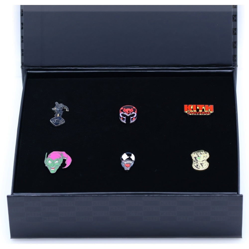KITH(キス) ×MARVEL Super Villain Pin Set マーベル スーパーヴィラン ピンセット ピンバッジ ピンズ マルチカラー KHLPI0002-906
