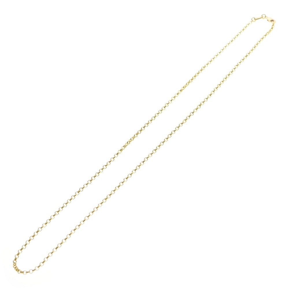 CHROME HEARTS(クロムハーツ) 22K NECKCHAIN R18 ロールチェーンネックレス 18inch ゴールド BCA010