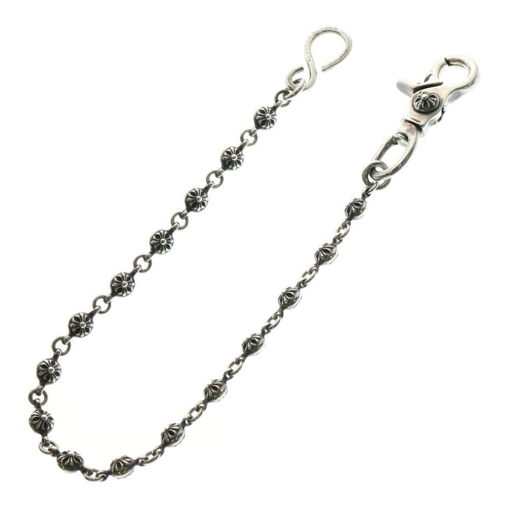 CHROME HEARTS(クロムハーツ) 1BALL SHORT-S/1クリップショート#1クロスボール ウォレットチェーン シルバー BCA061