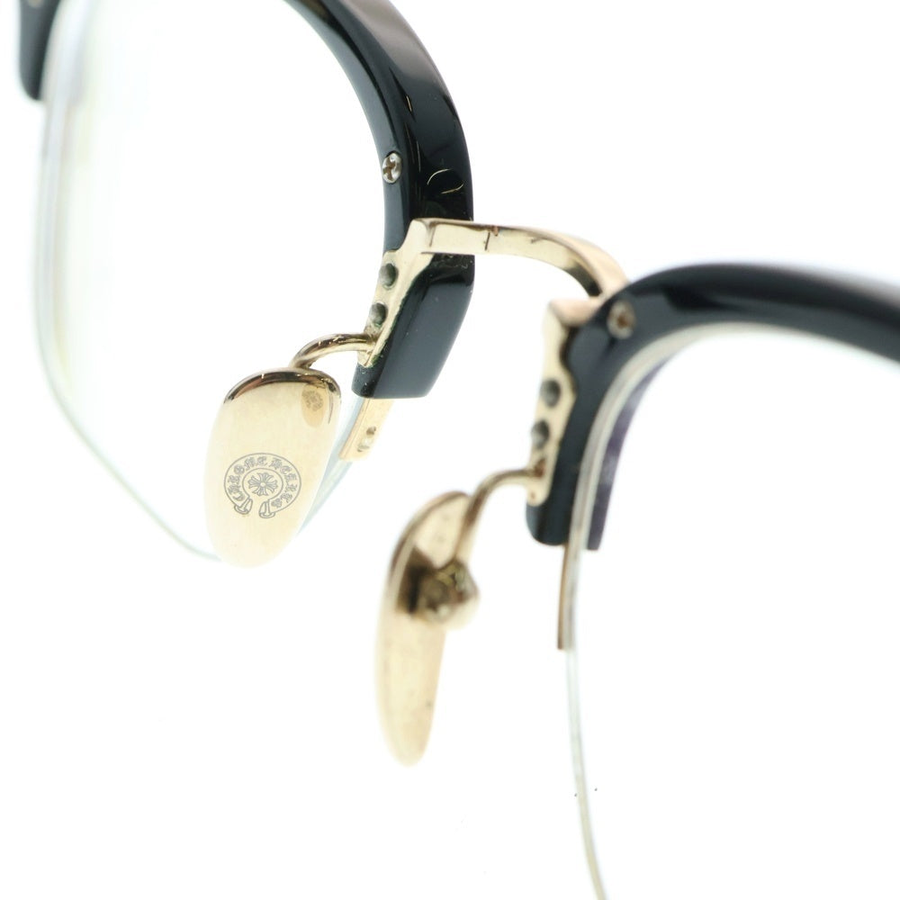CHROME HEARTS(クロムハーツ) NEENERS CHクロス サングラス 眼鏡 メガネ アイウェア ブラック/ゴールド
