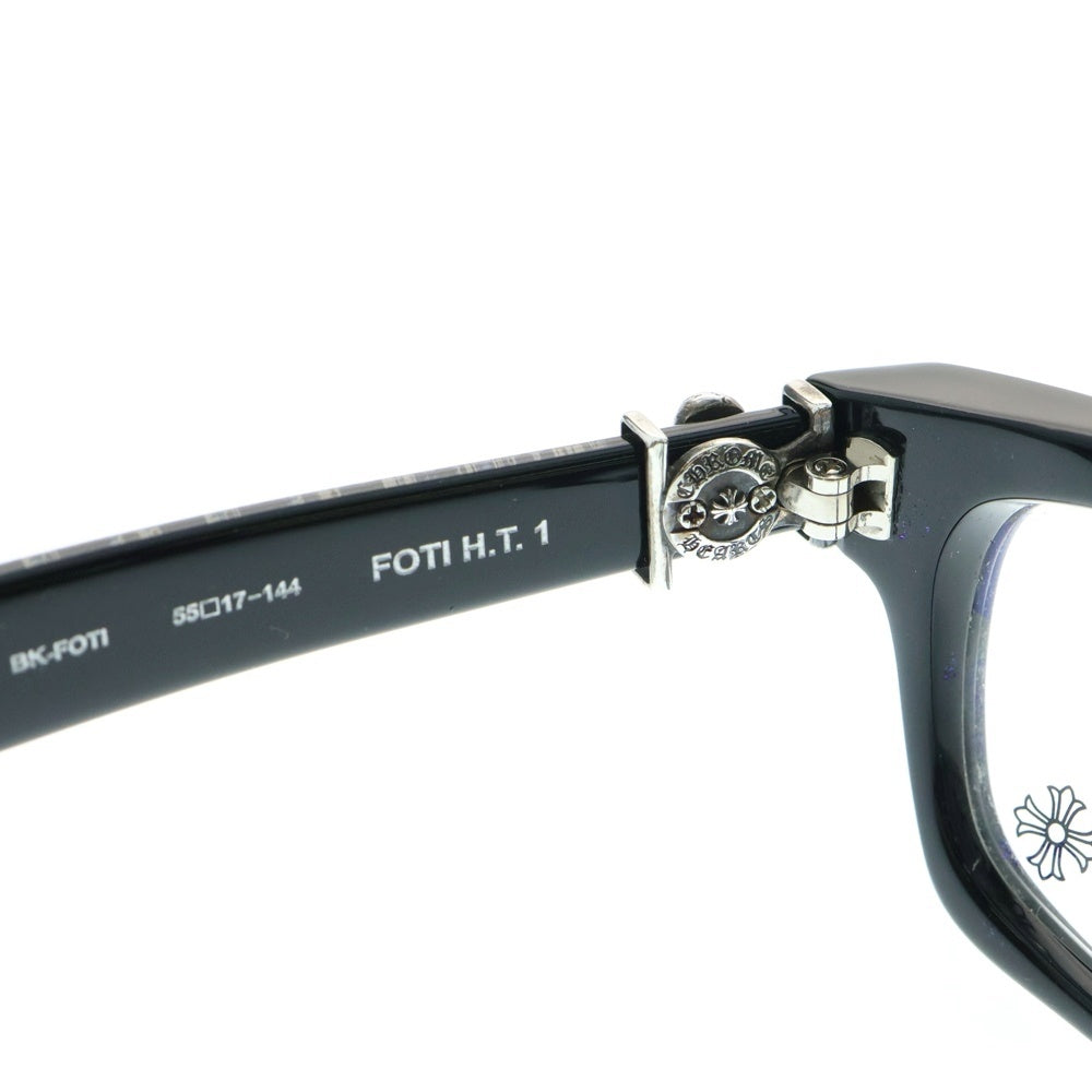 CHROME HEARTS(クロムハーツ) FOTI H.T 1 フォティデザインフレームアイウェア ブラックフレーム 眼鏡 サングラス