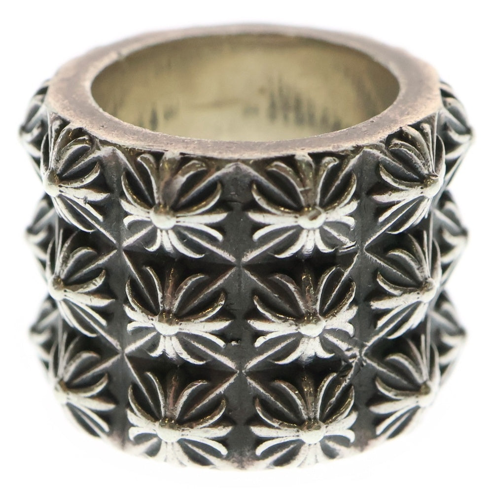 CHROME HEARTS(クロムハーツ) PETE PUNK TRIPLE ピートパンクトリプルロウ リング シルバー