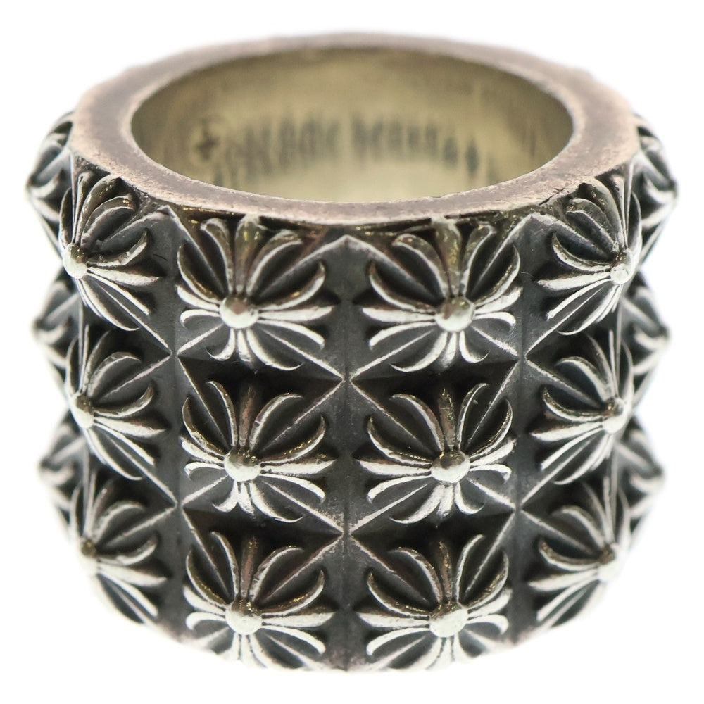 CHROME HEARTS(クロムハーツ) PETE PUNK TRIPLE ピートパンクトリプルロウ リング シルバー