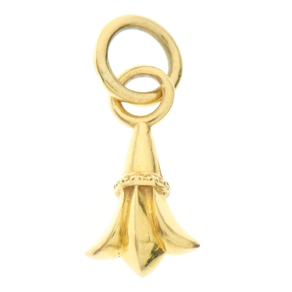 CHROME HEARTS(クロムハーツ) 22K CHRM CRSTAIL TNY クロステイル タイニーチャーム ネックレストップ ゴールド