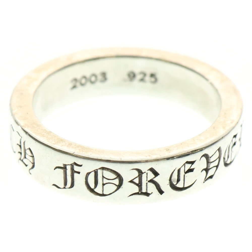 CHROME HEARTS(クロムハーツ) 6mm SPACER FOREVER 6mmスペーサーリング フォーエバーシルバー BCA337
