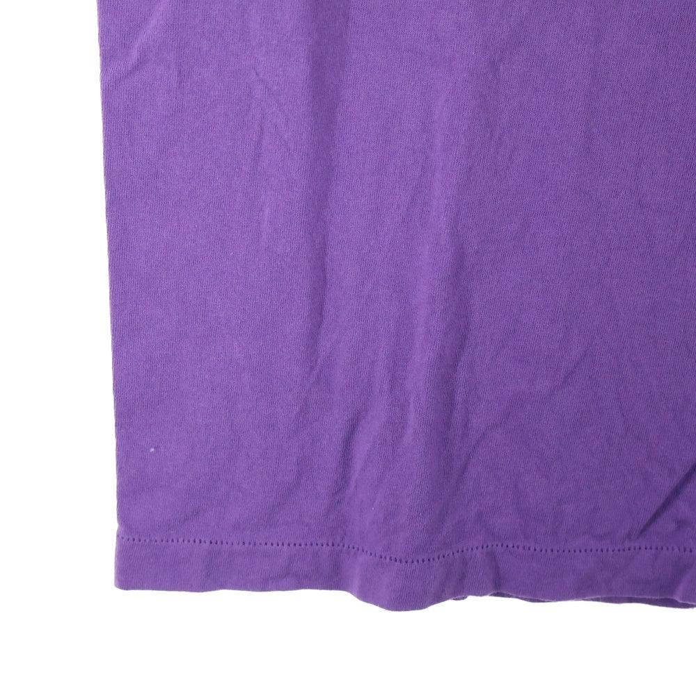 SAINT MICHAEL(セントマイケル) 24SS UNIVERSAL SS TEE ユニバーサル 両面プリント クルーネック 半袖Tシャツ カットソー パープル SM-YS8-0000-014