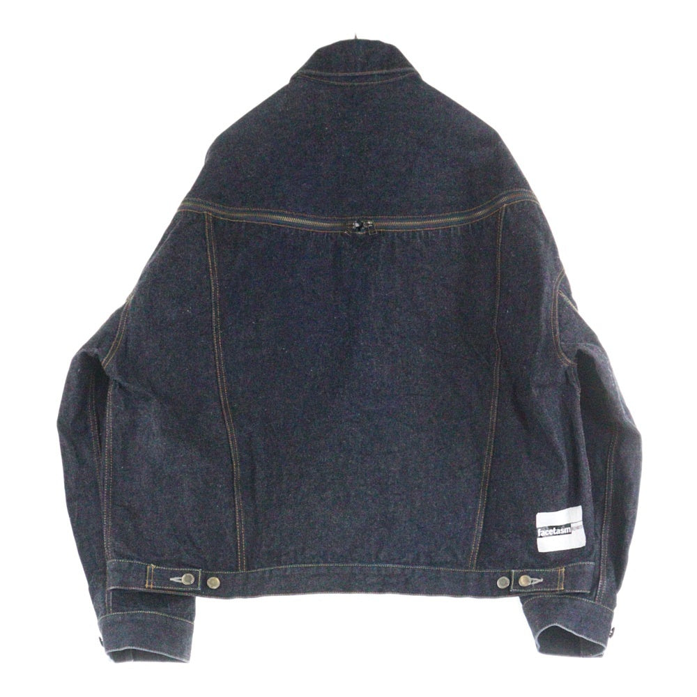 FACETASM(ファセッタズム) BEYONDEXX DNM JKT ビヨンデックス 2WAY デニムジャケット インディゴ KG0-JK-M03