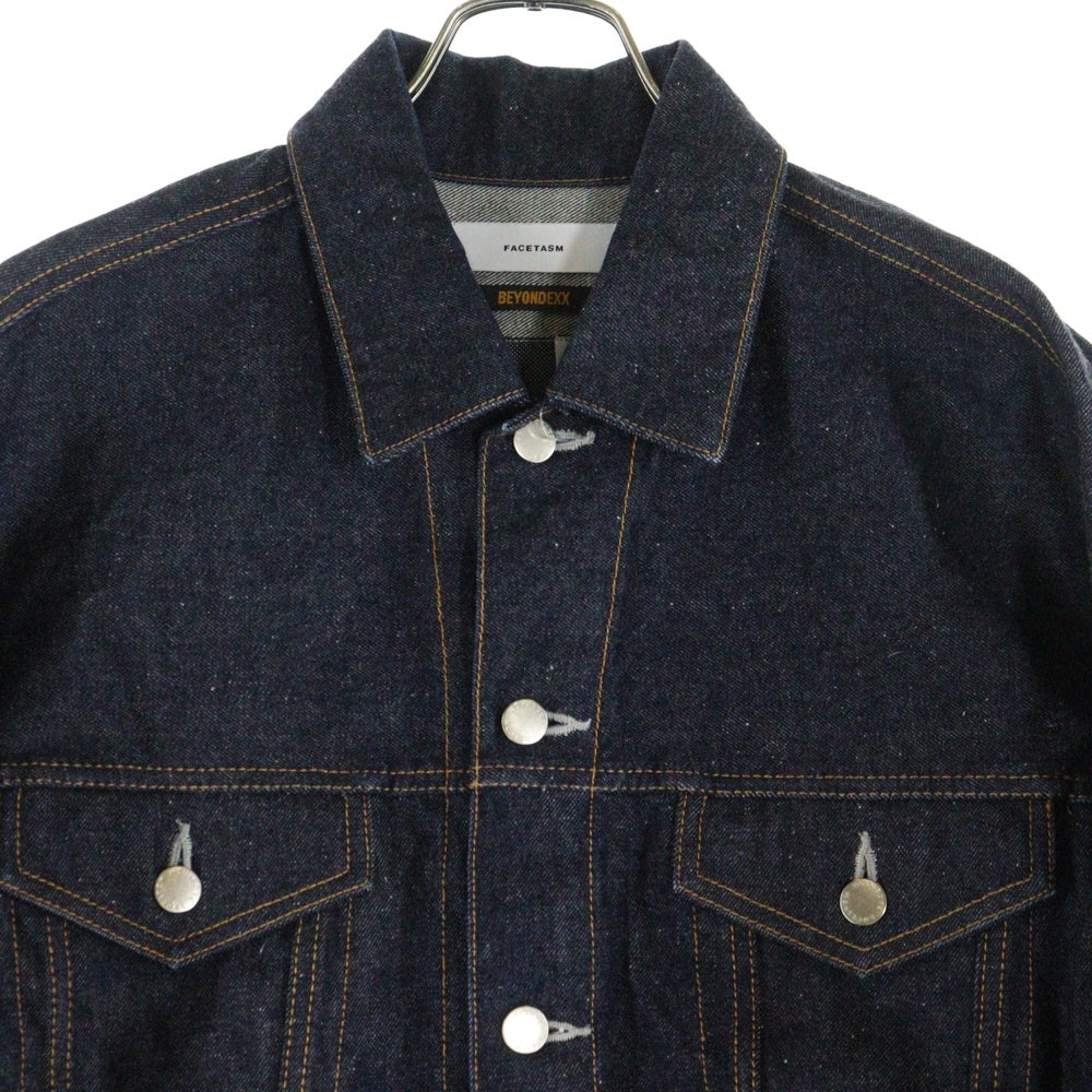 FACETASM(ファセッタズム) BEYONDEXX DNM JKT ビヨンデックス 2WAY デニムジャケット インディゴ KG0-JK-M03