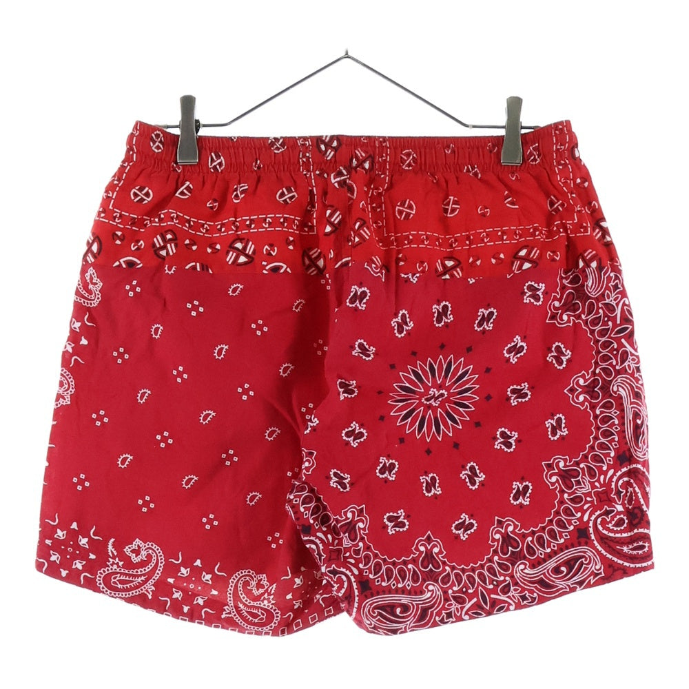 Children of the discordance(チルドレンオブザディスコーダンス) VINTAGE BANDANA PATCH SHORT PANTS ヴィンテージ バンダナショーツ ハーフパンツ レッド COTDPT-328B