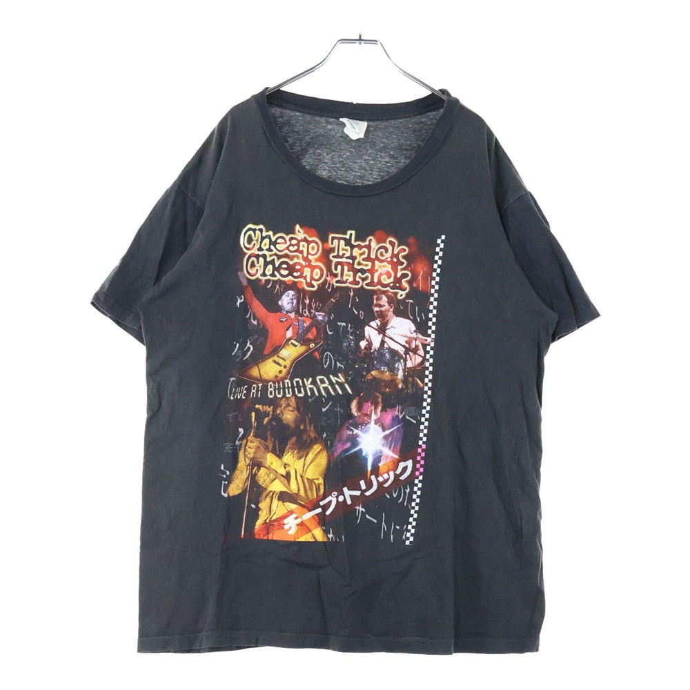 VINTAGE(ヴィンテージ) 90S VINTAGE Cheap Trick world Tour チープトリック ワールドツアー 96-97 プリントTシャツ 半袖カットソー ブラック