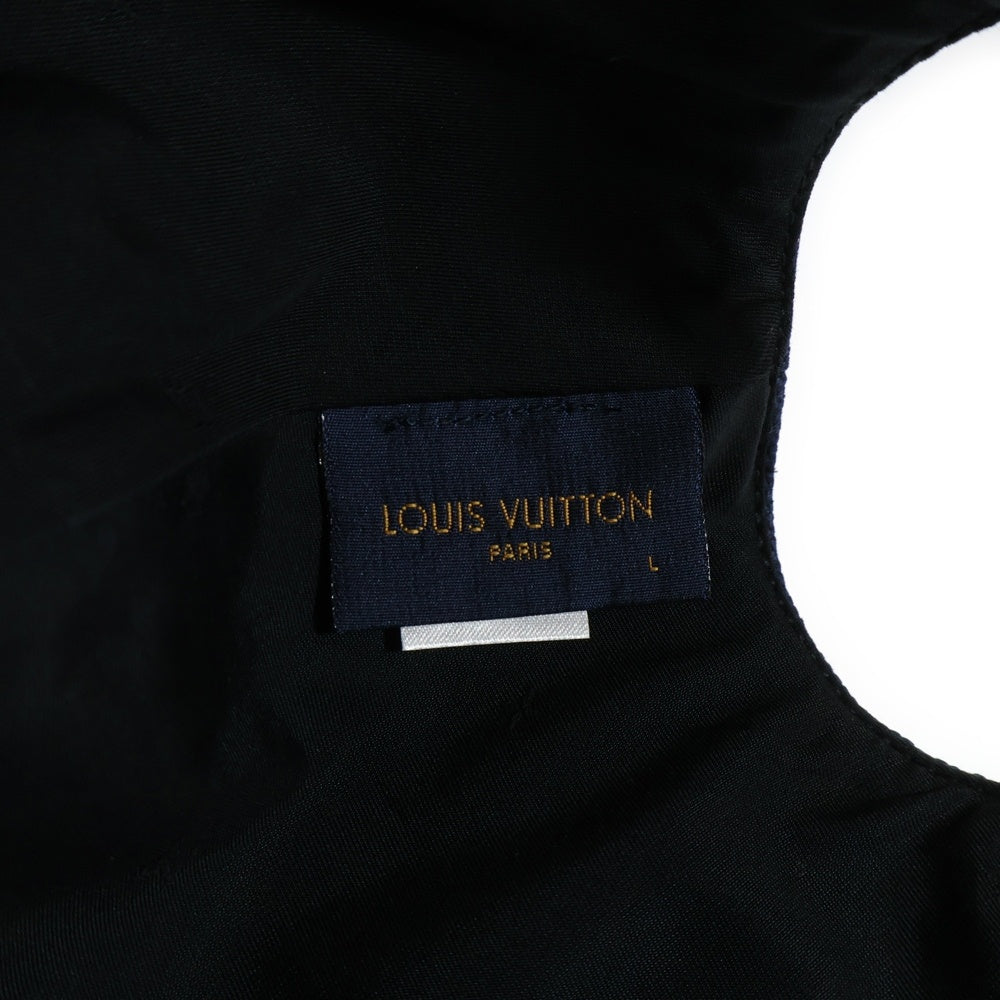 LOUIS VUITTON(ルイヴィトン) キャスケット LVチェーンコットン 5パネルキャップ 帽子 ネイビー MP2590