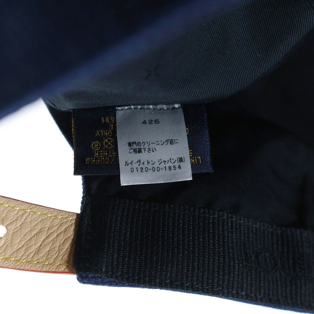 LOUIS VUITTON(ルイヴィトン) キャスケット LVチェーンコットン 5パネルキャップ 帽子 ネイビー MP2590
