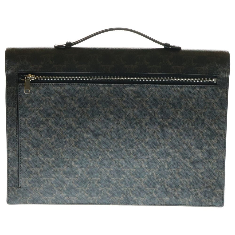 CELINE(セリーヌ) DOCUMENT HOLDER Triomphe Canvas ドキュメントホルダー トリオンフキャンバス クラッチバッグ ブラウン/ブラック 11832GDB