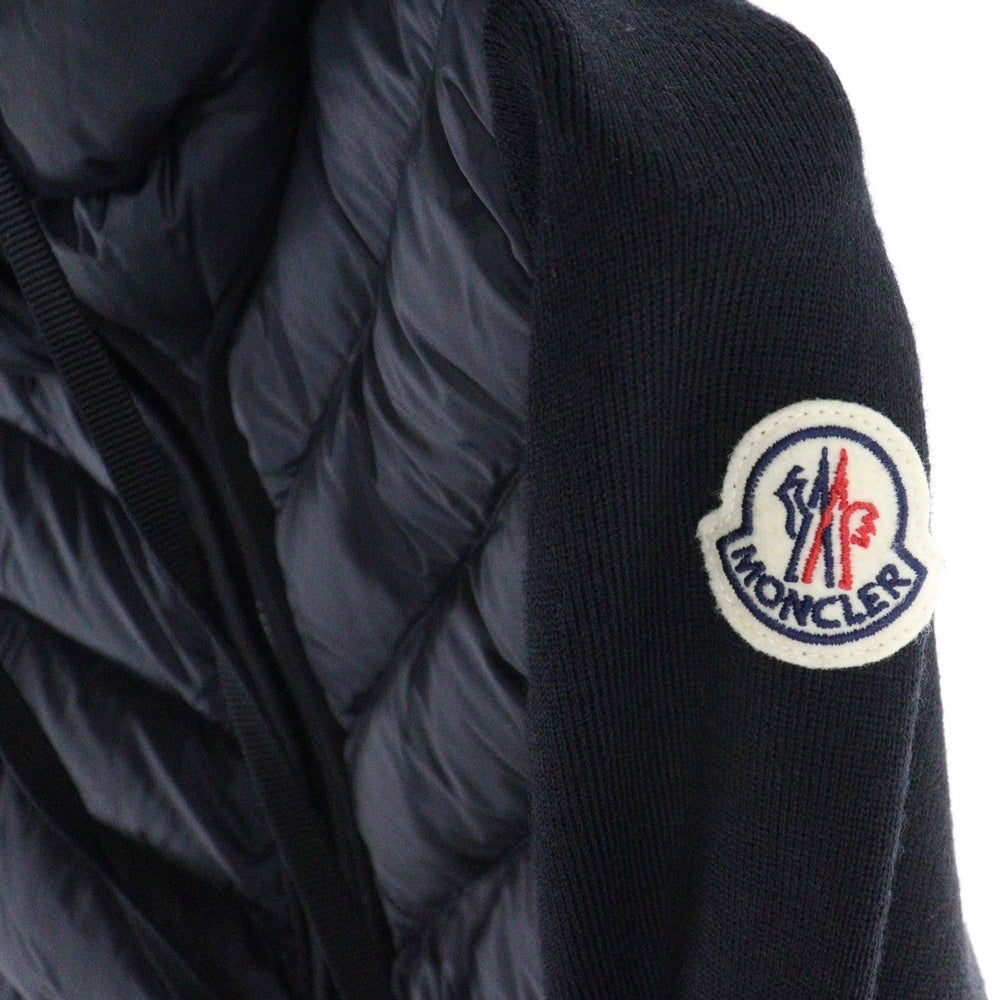 MONCLER(モンクレール) 20AW CARDIGAN TRICOT カーディガン トリコット フード付きダウンジャケット ブラック F20C939B52210