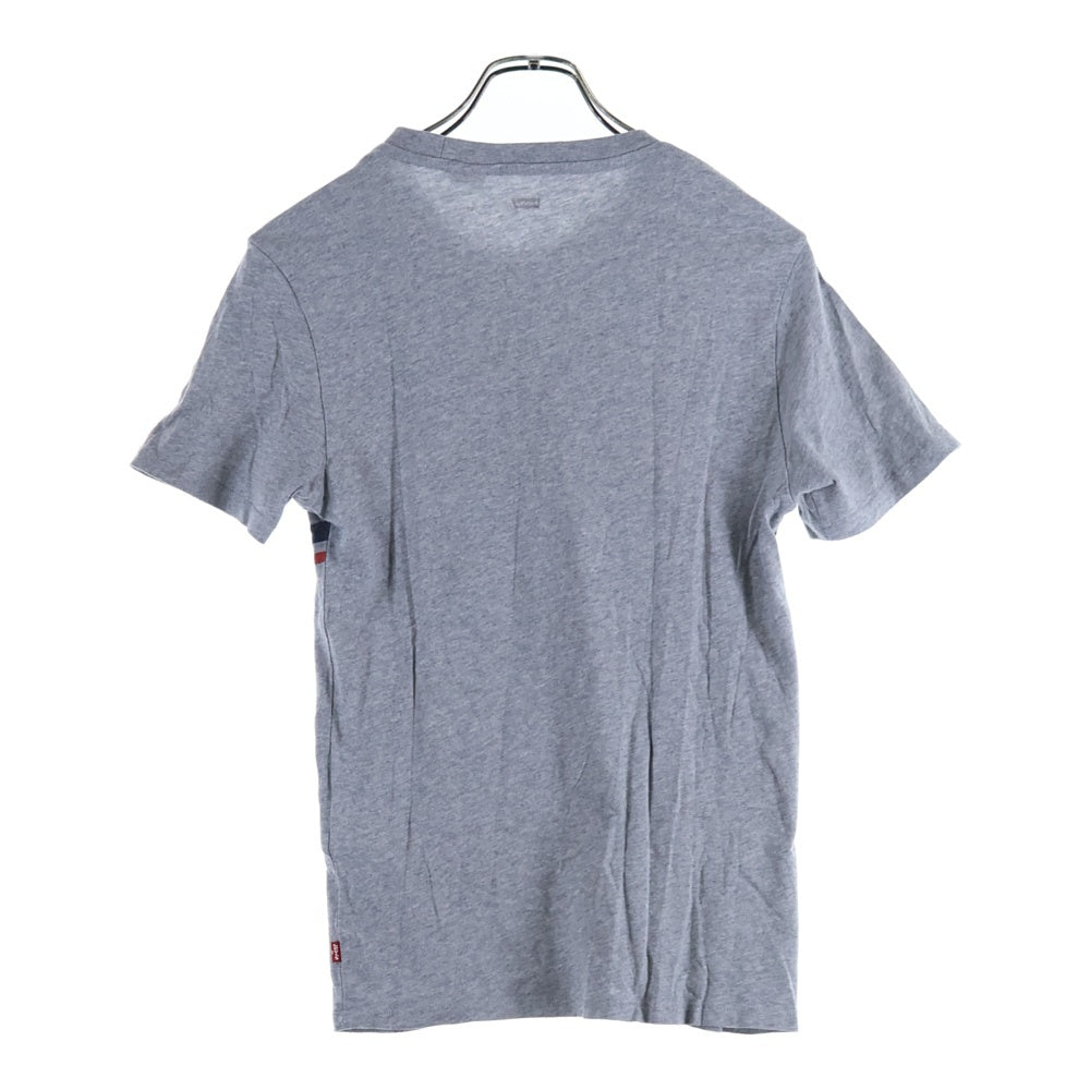 Levi's(リーバイス) フロントロゴ クルーネック カットソー 半袖Tシャツ グレー