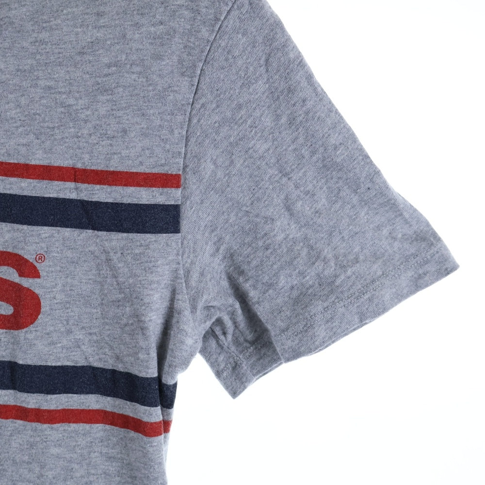 Levi's(リーバイス) フロントロゴ クルーネック カットソー 半袖Tシャツ グレー
