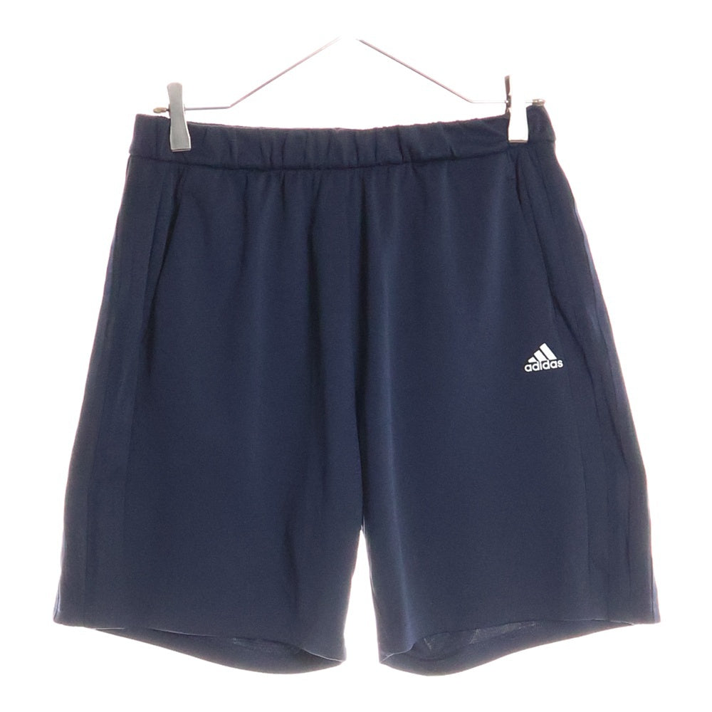 adidas(アディダス) 2FK001 ロゴデザイン サイドライン ハーフパンツ ネイビー