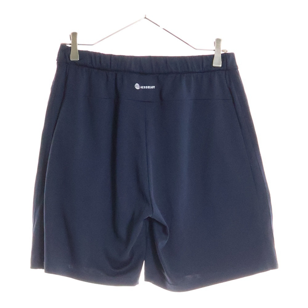 adidas(アディダス) 2FK001 ロゴデザイン サイドライン ハーフパンツ ネイビー