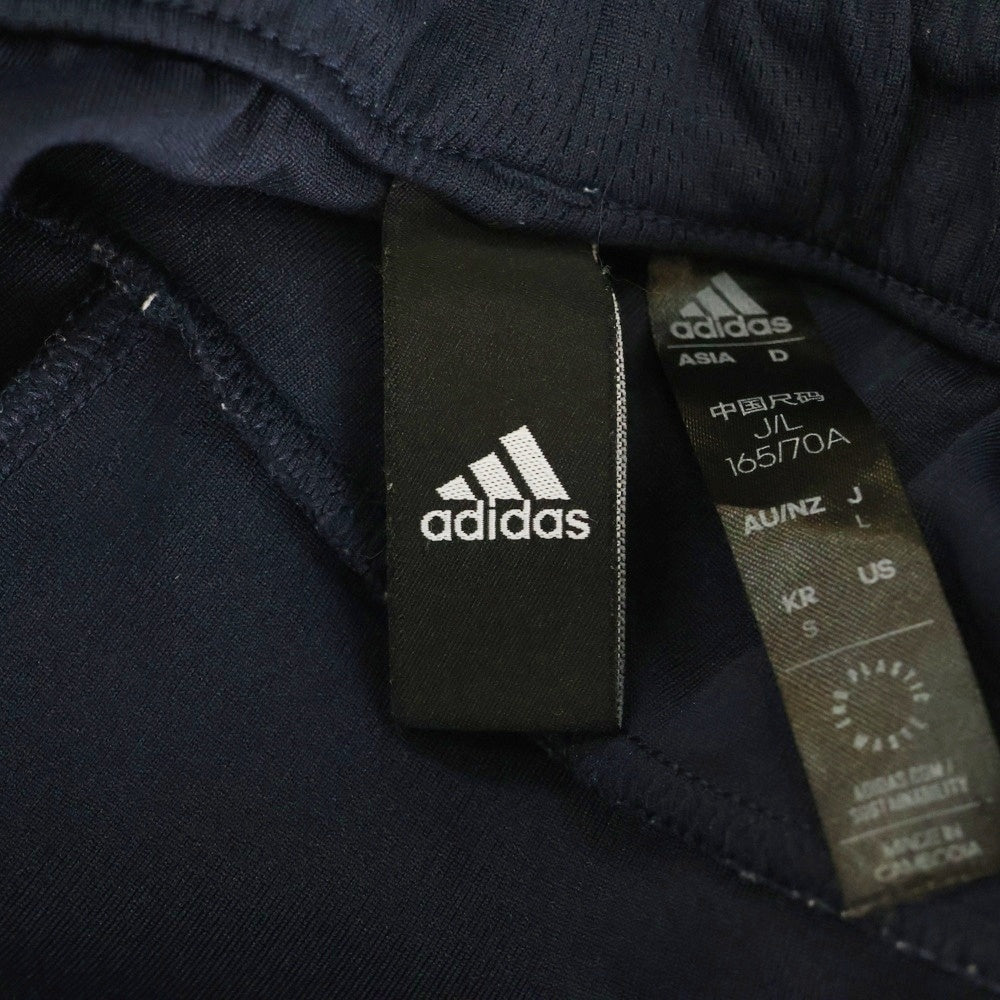 adidas(アディダス) 2FK001 ロゴデザイン サイドライン ハーフパンツ ネイビー
