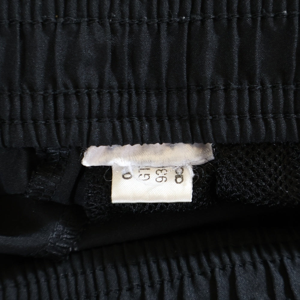 adidas(アディダス) 938002 ロゴデザイン ナイロンハーフパンツ ブラック