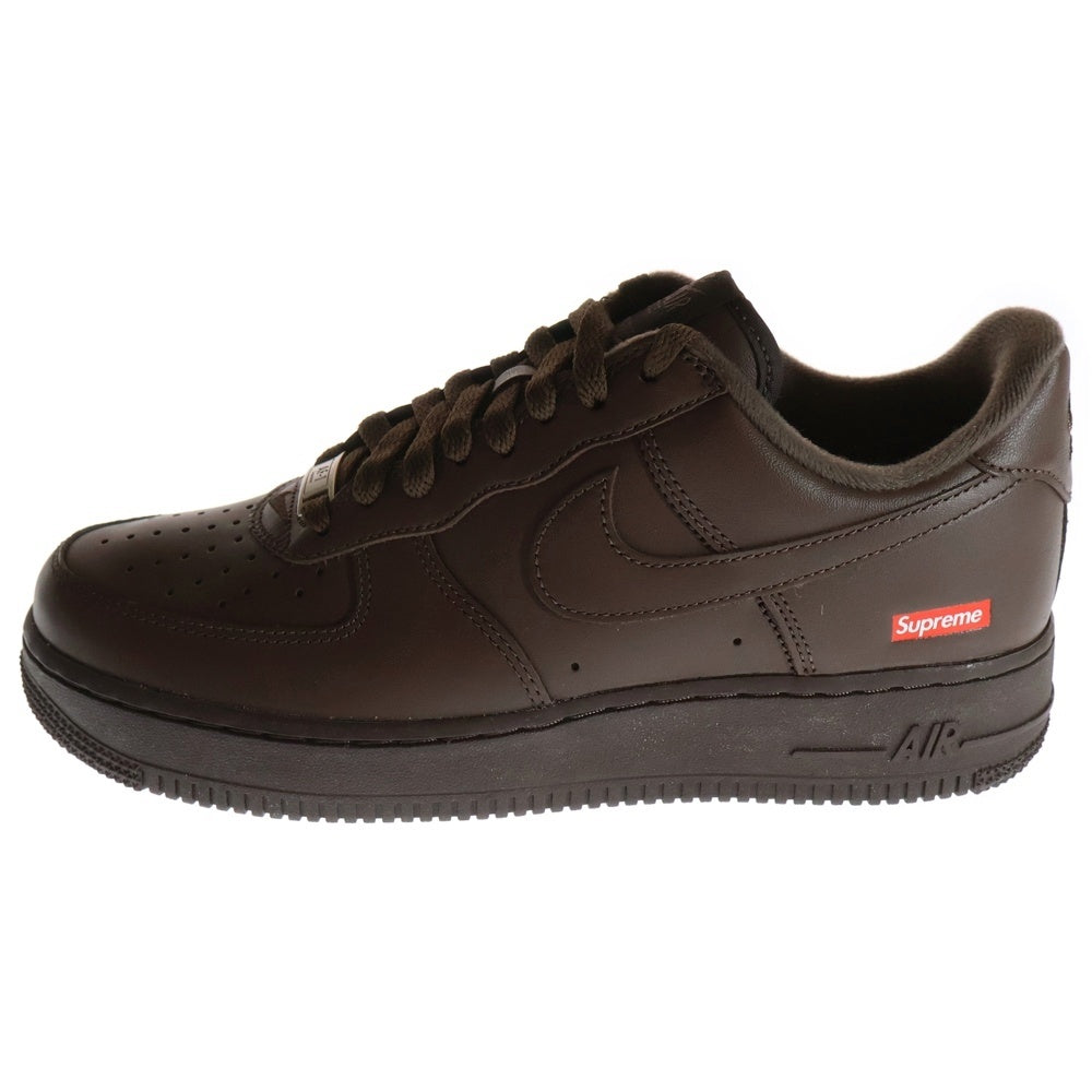 NIKE(ナイキ) ×Supreme AIR FORCE 1 LOW シュプリーム エアフォース 1 ローカットスニーカー ブラウン US7.5/25.5cm CU9225-200
