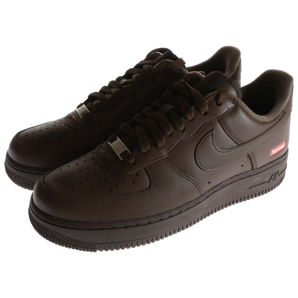 NIKE(ナイキ) ×Supreme AIR FORCE 1 LOW シュプリーム エアフォース 1 ローカットスニーカー ブラウン US7.5/25.5cm CU9225-200