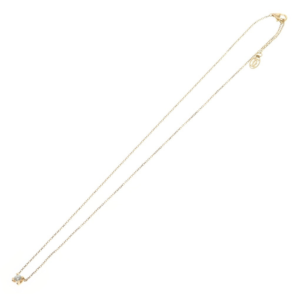 Cartier(カルティエ) C ドゥ カルティエ ネックレス K18PG ピンクゴールド 1Pダイヤモンド 0.18carat N7424281