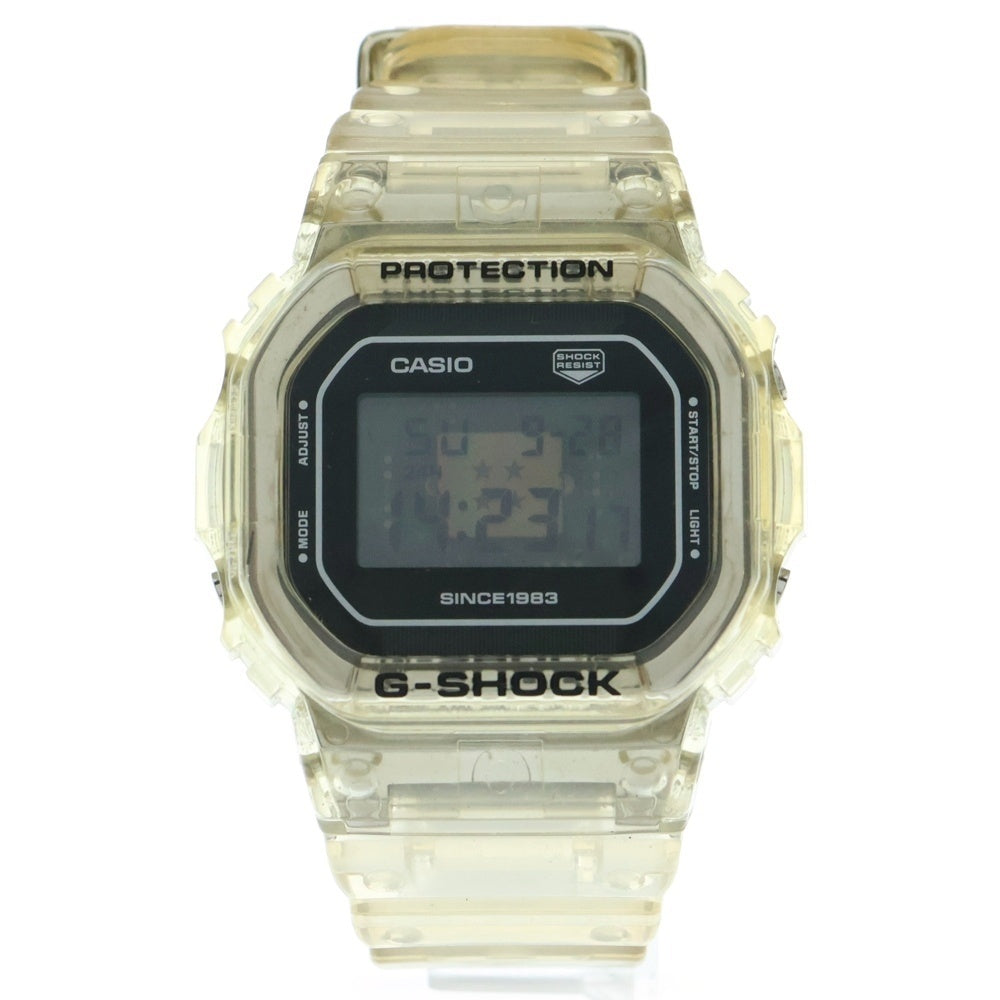CASIO G-SHOCK(カシオ ジーショック) 40周年モデル クリアバンド デジタルウォッチ 腕時計 DW-5040 RX-7JR