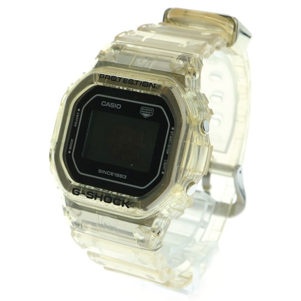 CASIO G-SHOCK(カシオ ジーショック) 40周年モデル クリアバンド デジタルウォッチ 腕時計 DW-5040 RX-7JR