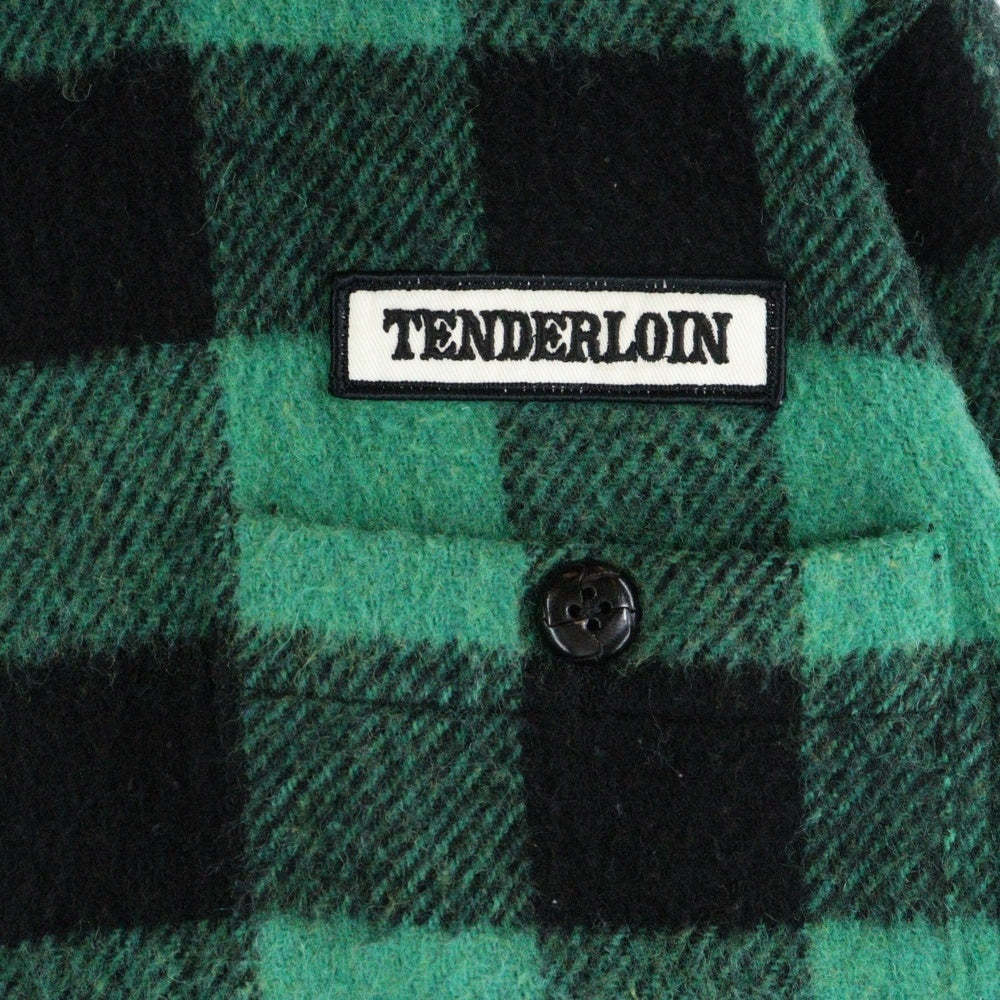 TENDERLOIN(テンダーロイン) 03AW T-BUFFALO JKT 1st T-20RG 初期 バッファロー チェック ウールジャケット グリーン/ブラック