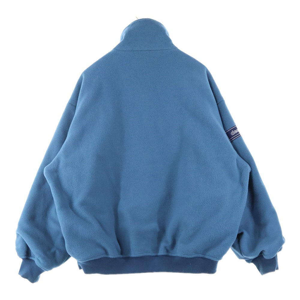 DESCENDANT(ディセンダント) 23AW CABALLO NYLON JACKET ジップアップフリース ブルゾン ジャケット グレー/ターコイズ 232WVDS-JKM02