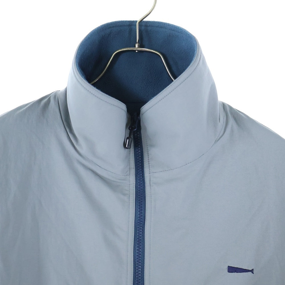 DESCENDANT(ディセンダント) 23AW CABALLO NYLON JACKET ジップアップフリース ブルゾン ジャケット グレー/ターコイズ 232WVDS-JKM02
