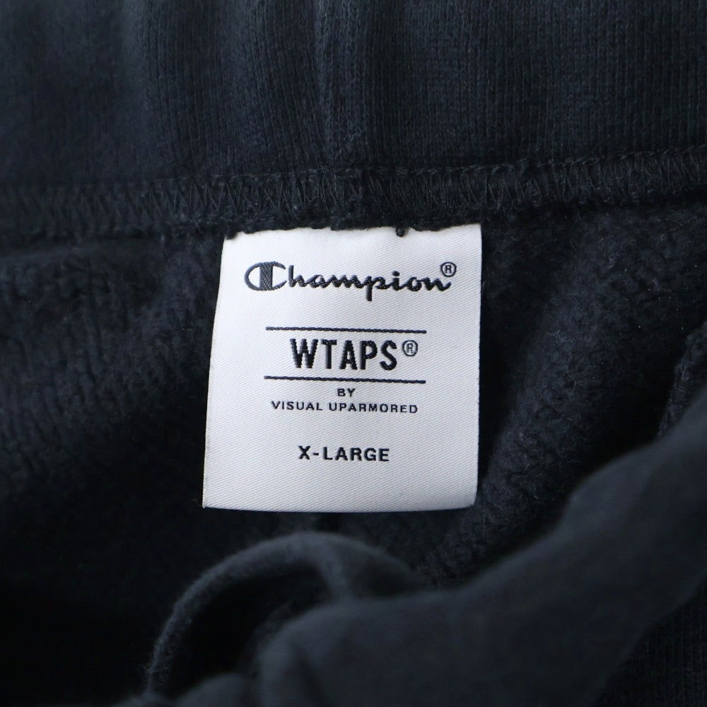 WTAPS(ダブルタップス) ×CHAMPION SWEAT PANTS チャンピオン リブスウェット ロングパンツ ブラック C8-Z210