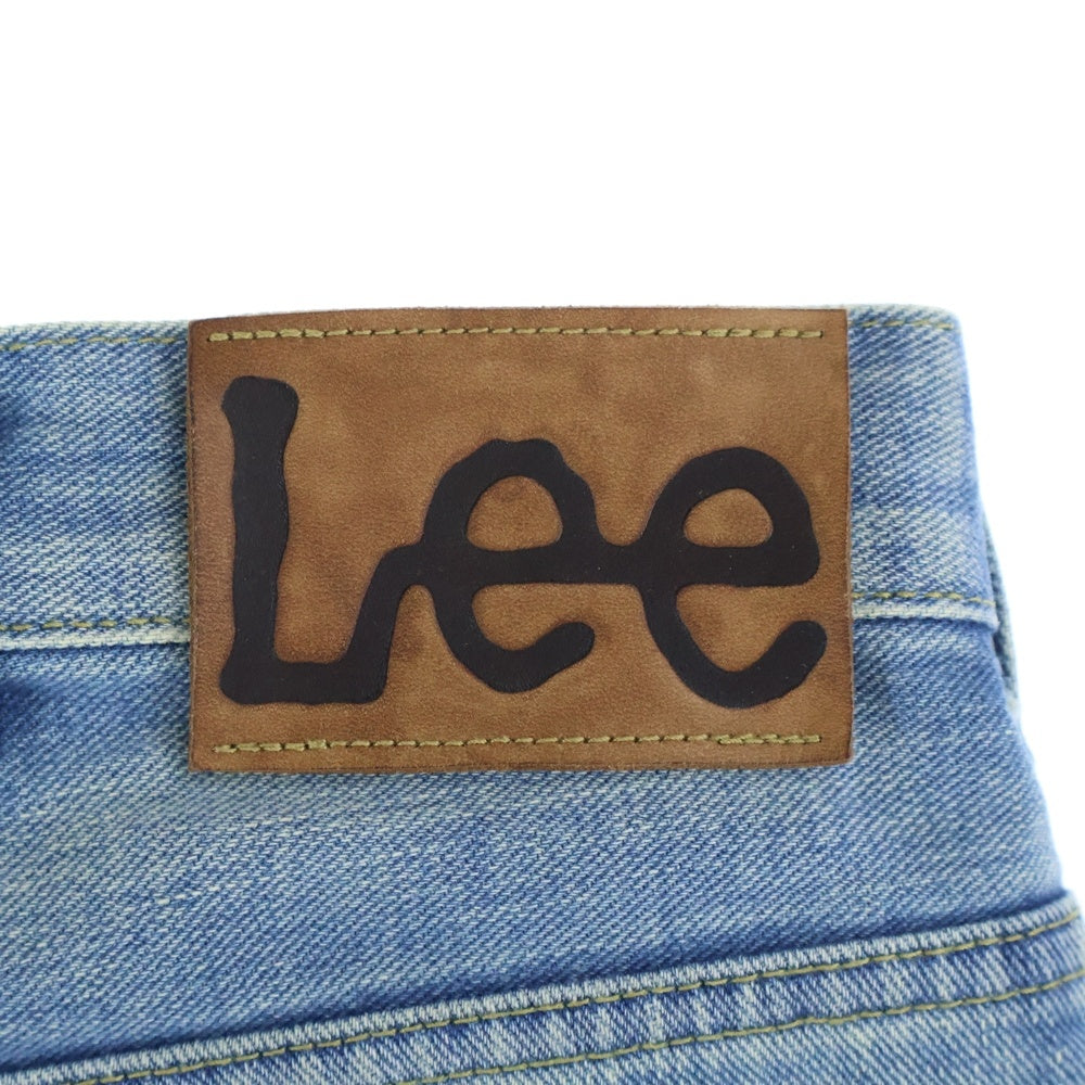 LEE(リー) 25SS xBEAMS 101 CLUSH DENIM PANTS クラッシュ ダメージ ジッパーフライ ストレートデニム パンツ インディゴ LB0624