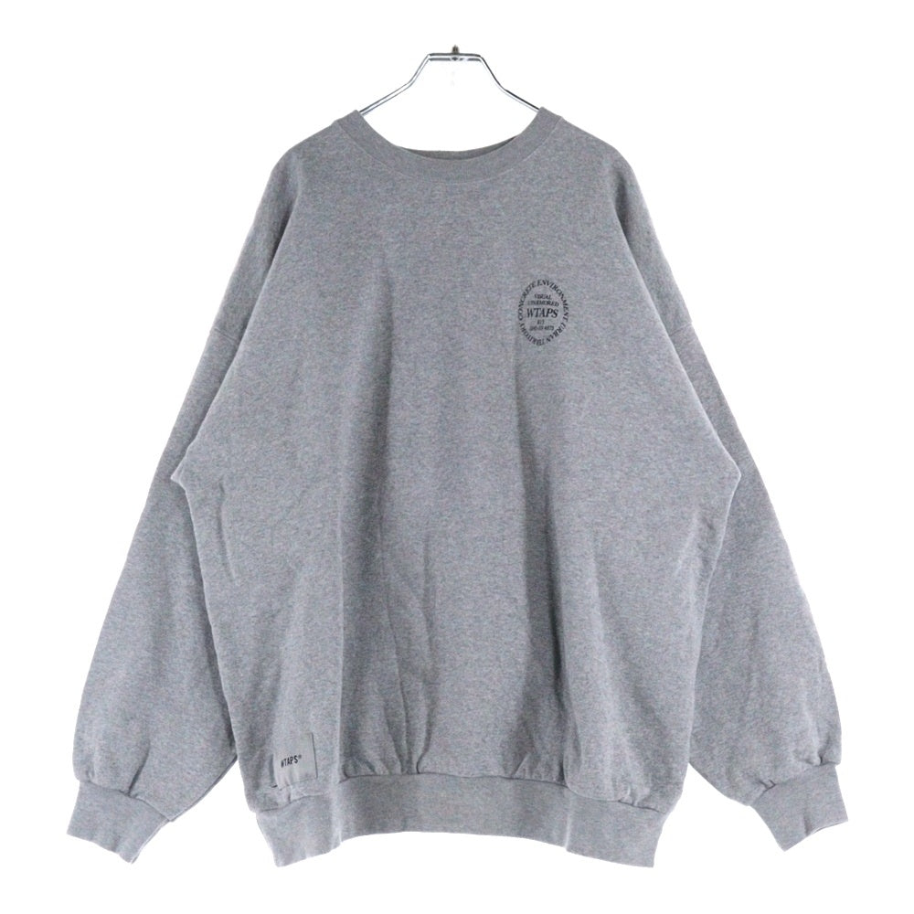WTAPS(ダブルタップス) 23AW INGREDIENTS SWEATER イングレディエンツ セーター クルーネック リブスウェット 232ATDT-CPM02S