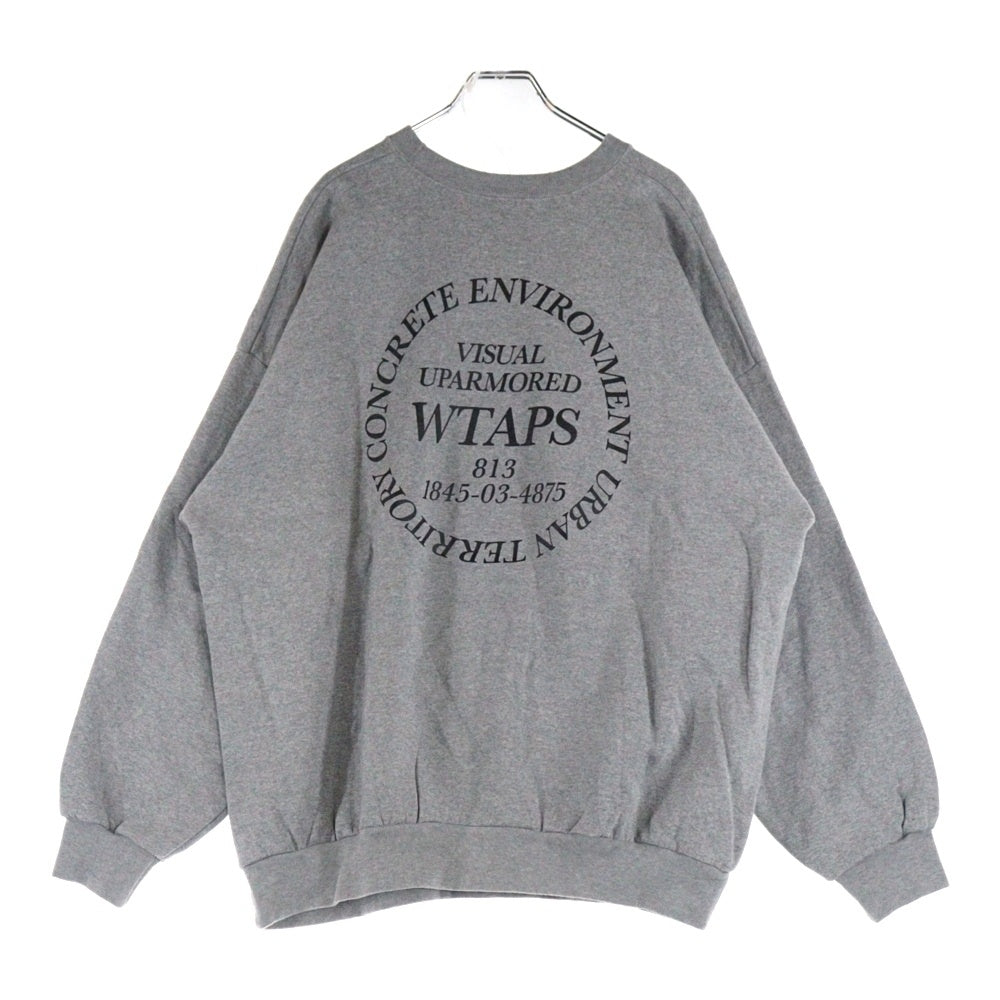 WTAPS(ダブルタップス) 23AW INGREDIENTS SWEATER イングレディエンツ セーター クルーネック リブスウェット 232ATDT-CPM02S