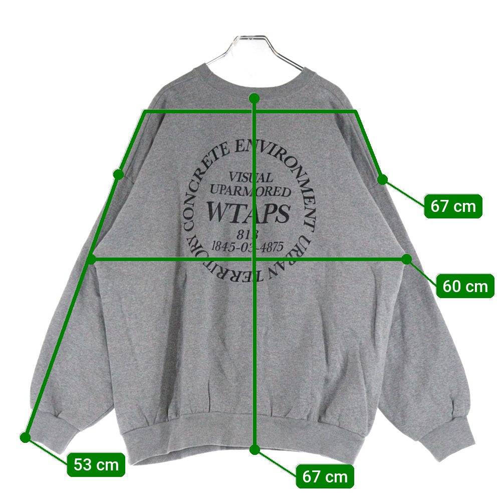 WTAPS(ダブルタップス) 23AW INGREDIENTS SWEATER イングレディエンツ セーター クルーネック リブスウェット 232ATDT-CPM02S