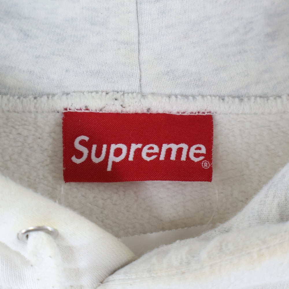 SUPREME(シュプリーム) 18SS Sideline Hooded Sweatshirt サイドラインロゴ フーデッド スウェットシャツ プルオーバーパーカー ホワイト