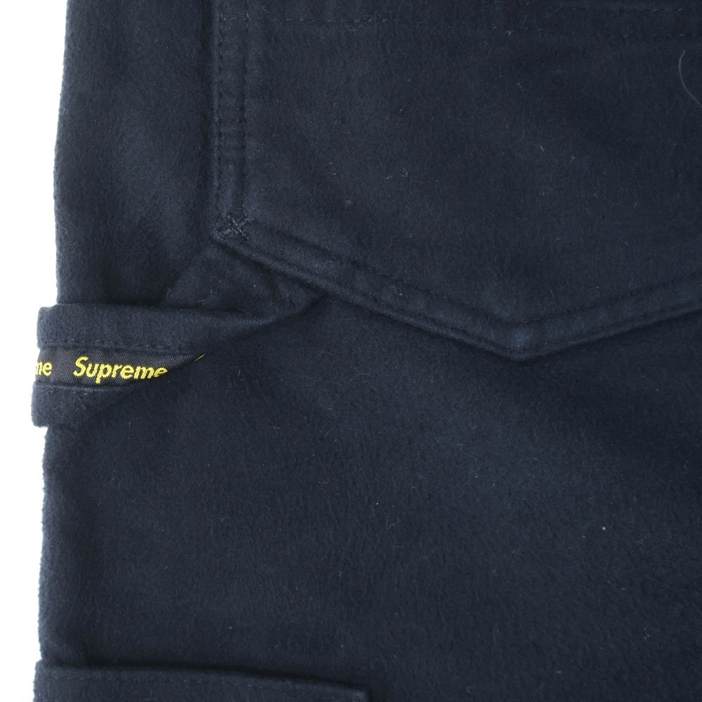 SUPREME(シュプリーム) 23AW Moleskin Double Knee Painter Pant モレスキンダブルニーペインターパンツ ブラック