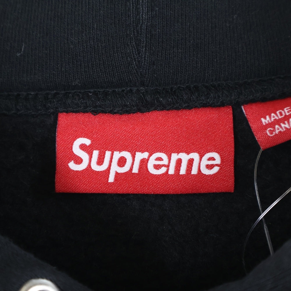 SUPREME(シュプリーム) 24AW Small Box Hooded Sweatshirt スモールボックスロゴ プルオーバーフーディ パーカー ブラック