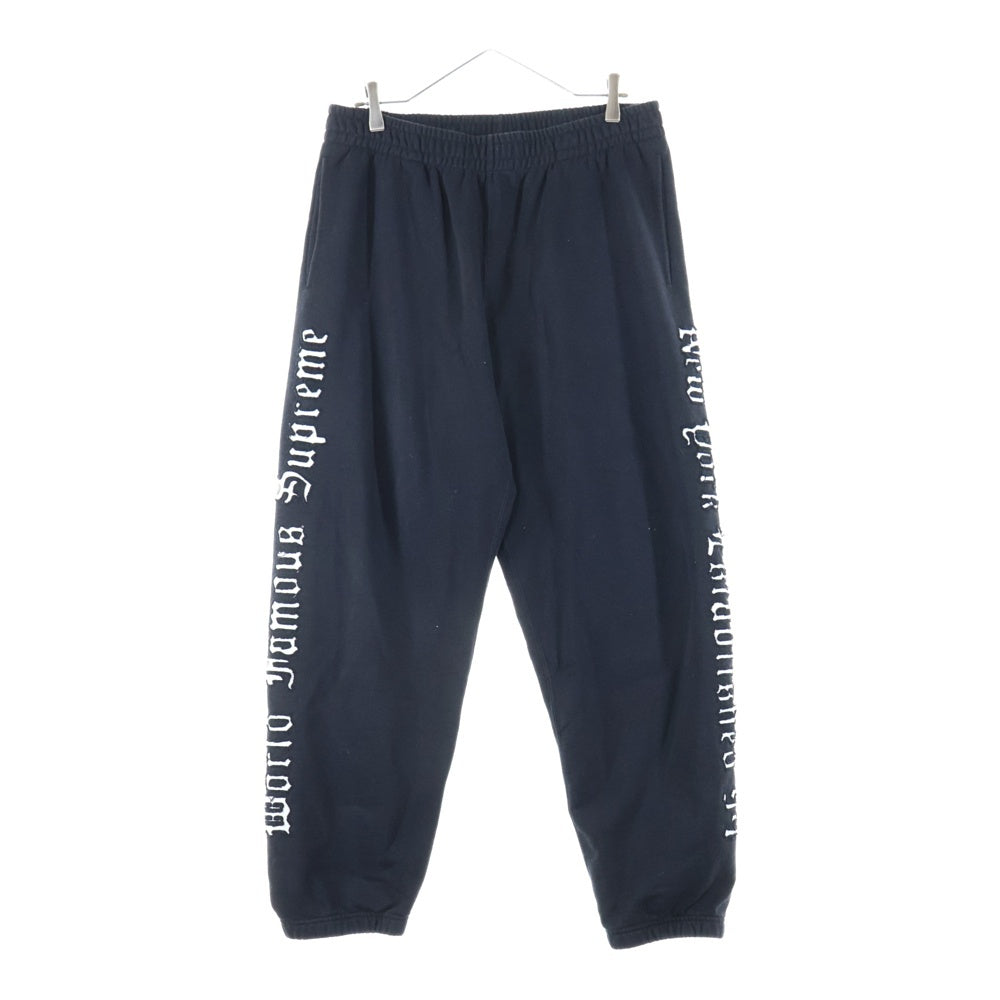 SUPREME(シュプリーム) 25SS Contrast Cutout Sweatpant コントラスト カットアウト スウェットパンツ ブラック