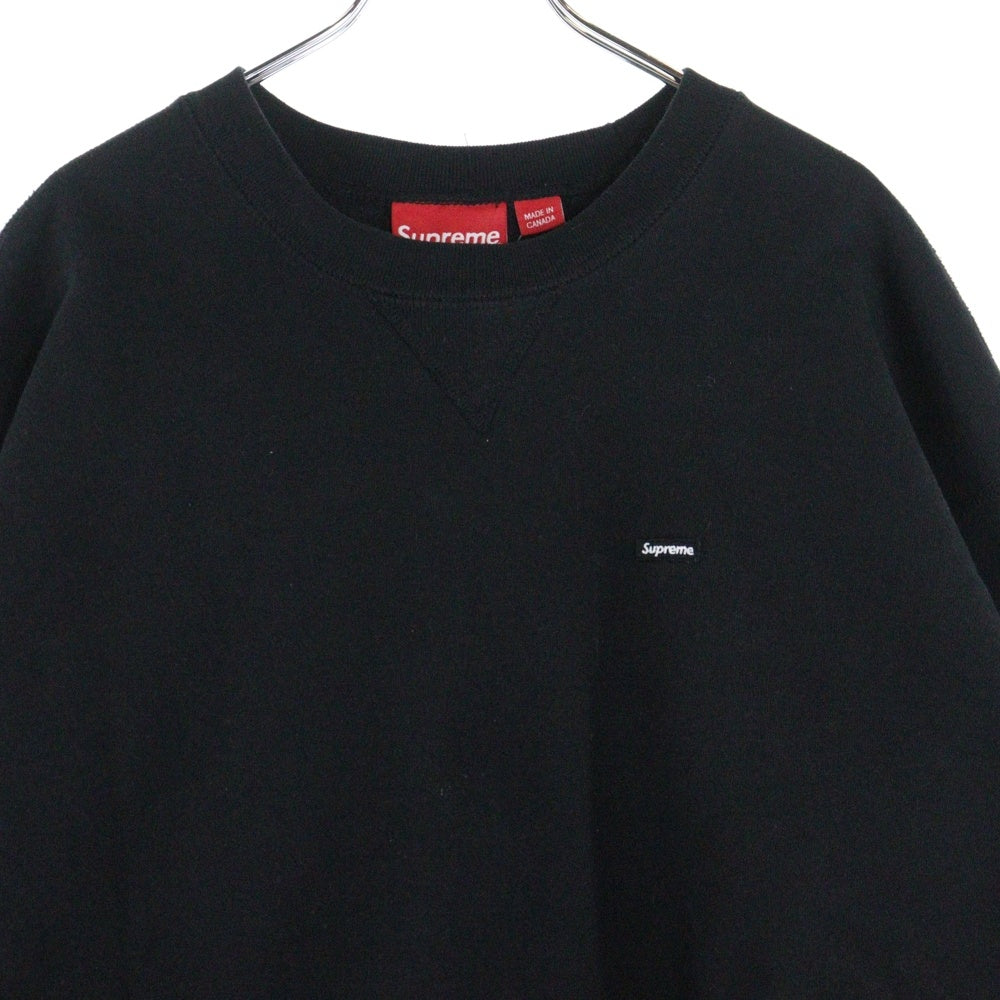 SUPREME(シュプリーム) 23AW Small Box Logo Sweatshirt スモールボックスロゴ クルーネック スウェットトレーナー ブラック